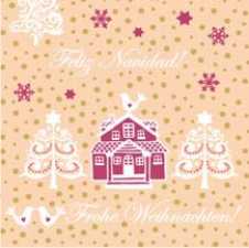 ELLA LICLASS - SERVIETTEN/NAPKINS 40 x 40 cm APRIKOT 82703