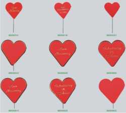 Valentins-und Muttertagsdekoration