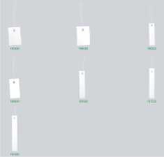 Plastic hang tags