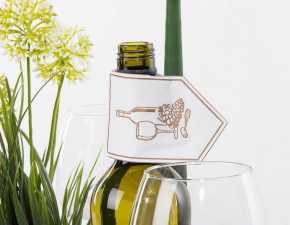 Weinmanschette Goldprägung, 150 Stück