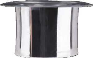 9 x Kunststoff Zylinder 7 cm, Metallic Design