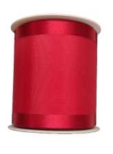 Tischband mit Satinkante, rot, 100 mm, 15 m