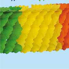 Waben-Girlande, bunt 5 m