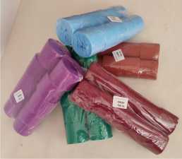 10 x No-flam-Krepp-Dekoband B1, 5 cm x 10 m