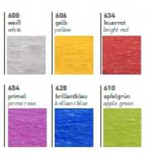 10 x Glaskrepppapier 50 x 200 cm