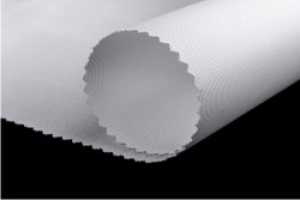 Flag fabric, polyester (PES), approx. 153 cm wide, 130 g/m², pure white, M1, 100 m