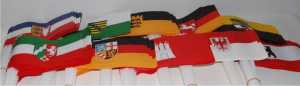 Papierfahnen Bundesländer, 50 Stck. im Bund