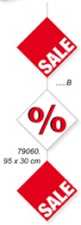 Deckenhänger %, SALE, 1-tlg., 30 x 95 cm
