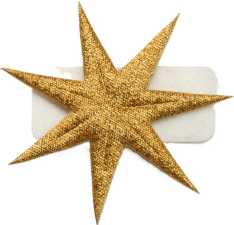 Textilstreuartikel "Noblesse", gold, Ø 32 mm, 100 im Pack