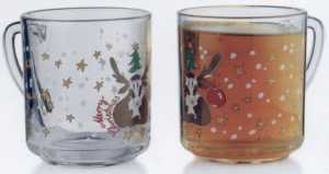2 Glühweintassen "Christmastime"