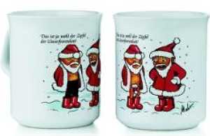 Chistmas cup of "Zipfel", 9,5 cm height
