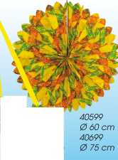 Weinlaub-Rosette 60 cm Ø gelb-orange