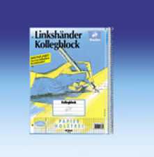 10 x Style C'Block Linkshänder 22 A4 80 Blatt 70g/qm 5mm kariert 4-Loch