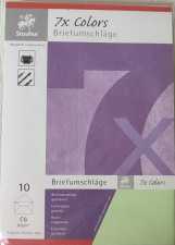 Briefhülle C6 Hellgrün, 80 g/m², gummiert, 10 Stück im Pack