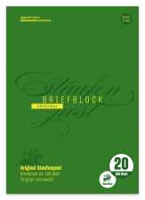 5 x Style Briefblock Staufenpost A4 100 Blatt 70g/qm Lin 20, blanko