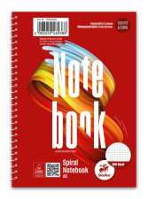 5 x Style Notebook Lin22 A6 160 Blatt 70g/qm 5mm kariert