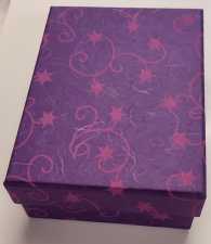 Pulsar Boxen-Set Strohseide® Print Creol Star lila/violet, 5in1