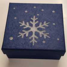 Pulsar Boxen-Set Schneekristall, Naturpapier, marine, 5in1