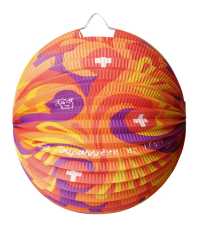 Ballonlaternen weiss, 24 cm Ø, Offsetdruck 1-farbig