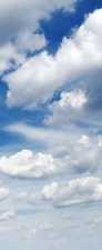 Dekobanner "Blue Sky", 75 x 180 cm