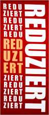 Decorative Banner "Reduziert", 75 x 180 cm