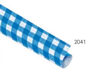 Paper Table Cloth Squares blue-white, 1 m x 50 m